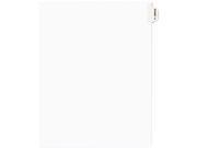 Avery Preprinted Legal Side Tab Dividers Exhibit A Letter White 25 Pack