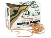 Alliance 21405 Pale Crepe Gold Rubber Bands Size 117B 7 x 1 8 1lb Box
