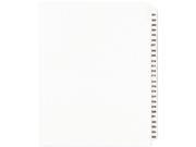 Avery Avery Style Legal Side Tab Divider Title 301 325 Letter White 1 Set