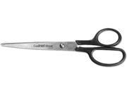 Westcott 10572 Stainless Steel Straight Trimmers 8 in. Length 3 in. Cut Black