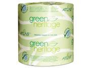 Atlas Paper Mills 205GREEN Green Heritage Bathroom Tissue 2 Ply 500 Sheets White 48 per Carton