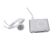 Apple iPod shuffle 2nd Gen Silver 1GB MP3 Player MB225LLA