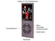 Apple iPod nano 4th Gen 2.0 Black 8GB MP3 MP4 Player MB754LL A