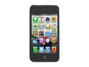 Apple iPod touch 4th Generation 3.5 Black Front Silver Back 8GB MP3 MP4 Player MC540LL A