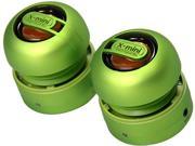 X mini XAM15 GR Stereo Capsule Speaker Green