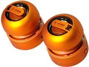 X mini XAM15 OR Stereo Capsule Speaker Orange