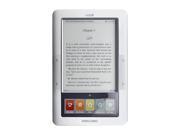 Barnes Noble 3G Wi Fi NOOK E Book Reader White Gray BNRZ100