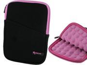 rooCASE Black Pink Bubble Sleeve for iPad2 Model RC UNIV IPAD BK PI