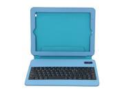 Aluratek Blue Ultra Slim Non Slip Grip Folio Case With Keyboard for iPad 2 3 Model ABTK02FSB