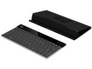 Adesso X scissors switch aluminum WKB 1000XB bluetooth keyboard with case stand Black