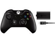 Microsoft Xbox One Wireless Controller with Play Charge Kit