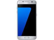 Samsung Galaxy S7 Dual SIM Unlocked Smart Phone 5.1 AMOLED Display silver Color 32GB Storage 4GB RAM International version No Warranty