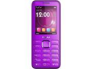 Blu Diva II T275T 32MB 2G Unlocked GSM Dual SIM Cell Phone w Analog TV 2.4 32MB RAM Purple