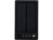 Solpro SPGMN WHT BLK Gemini White Black Portable Solar Power Bank with Micro USB Cable