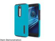 Incipio DualPro Cyan Gray Hard Shell Case with Impact Absorbing Core for Motorola Droid Turbo 2 MT 367 CNGY