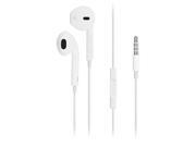 Apple White 3.5mm OEM EarPods with Remote and Mic MD827LL A