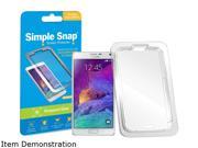 Simple Snap Samsung Galaxy Note 4 Tempered Glass Screen Protector SS0021