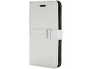 URGE Basics Leatherette Trim White Wallet Case for iPhone 6 UG IP6TRIMCASE WHT