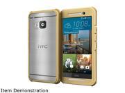 RooCASE Fossil Gold Glacier Tough Hybrid PC TPU Rugged Case for HTC One M9 2015 RC HTC M9 GT CG