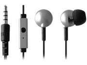 Sentry Silver 3.5mm Cell Phone and Music Ear Buds HM209
