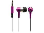 Sentry Pink 3.5mm Metalix In Earbuds with Case HO483