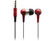 Sentry Red 3.5mm Metalix In Earbuds with Case HO484