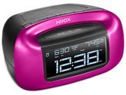 HMDX HX B340PK Pink Chill Wireless Alarm Clock
