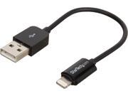 StarTech USBLT15CMB Black Apple 8 pin Lightning Connector to USB Cable for iPhone iPod iPad