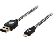 IOGEAR GPUL01 Black Charge Sync Pro Cable USB to Lightning Cable