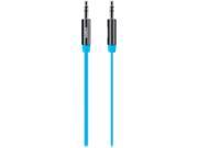 Belkin MIXIT Flat Aux Auxiliary Cable 6 Feet Blue