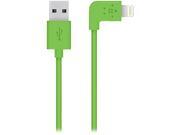 Belkin MIXIT 90 Degree Lightning to USB Cable Green F8J147BT04 GRN