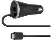 Belkin USB IF Certified USB C Car Charger with 4 Foot USB C Cable