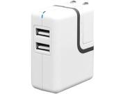 SIIG AC PW0912 S1 White 2A USB Power Adapter – 2 Port