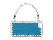 The Joy Factory New York New York Turquoise Solid Woven Handbag Case w Handle for iPhone 5 CSD122