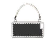 The Joy Factory New York New York Black Solid Woven Handbag Case w Handle for iPhone 5 CSD123