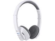 Mee audio White Gray Air Fi AF32 Binaural Stereo Bluetooth Headset w Hidden Microphone