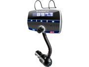 GOgroove FlexSMART X5 Bluetooth FM Transmitter Car Kit with Hands Free Calling Music Playback USB Charging and Multiple Mounting Options