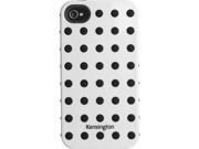 Kensington White w Black Dots Combination Case for iPhone 4 4S K39390US
