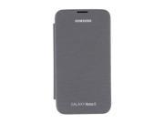 SAMSUNG Titanium Gray Flip Cover For Galaxy Note 2 EFC 1J9FSEGSTA