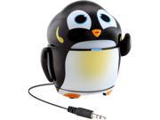 GOgroove Rechargeable Penguin Stereo Speaker with Portable Design Built in 3.5mm Cable Works with Samsung Galaxy Tab 3 Lite LeapFrog LeapPad Ultra Drago