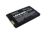 Lenmar 1000 mAh Replacement Battery for LG Cell Phone CLZ313LG
