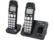 Panasonic KX TGE232B 1.9 GHz DECT 6.0 2X Handsets Expandable Digital Cordless Answering System with 2 Handsets