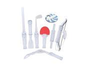 CTA Wi 8SR Nintendo Wii R 8 In 1 Sports Pack for Wii Sports Resort R White