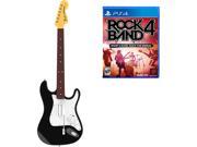 Rock Band 4 Wireless Fender Stratocaster Guitar Controller and Software Bundle PlayStation 4