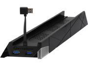 Hyperkin PS4 The Fort Vertical Cooling Stand with 4 Port USB 3.0 Hub