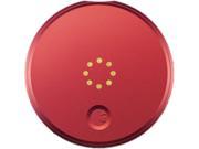 August Smart Lock ASL 4 Keyless Home Entry with Your Smartphone Red