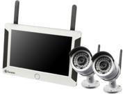 Swann NVW 470PK2 All in One SwannSecure Wi Fi HD 720P Monitoring System w Monitor Day Night IP Camera