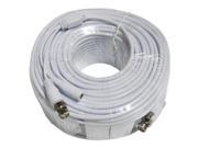 Q See Shielded Video Power 200 Feet RG59 BNC Male Cable with 2 Female Connectors QSVRG200