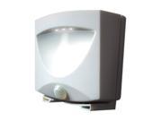 Maxsa 40341 Battery Powered Motion Activated Outdoor Night Light white