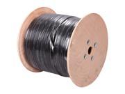 Vonnic CB1000B 1000 ft. Bulk Siamese Cable UL Listed Black